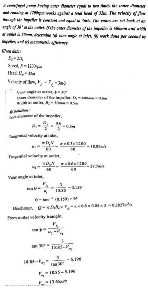 gate questions on centrifugal pump|gate fluid mechanics problems and solutions.